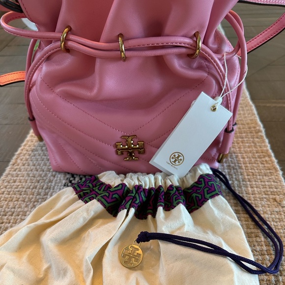 NWT - Tory Burch Kira Chevron Mini Bucket Bag - Picture 5 of 8